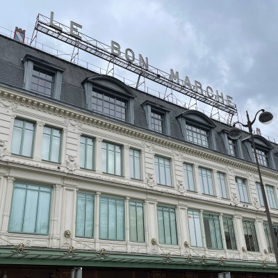 The outside of the Bon Marché in Paris