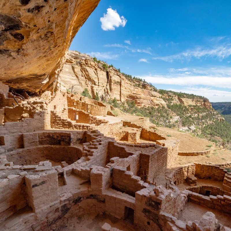 Long House Cliff Dwelling at Mesa Verde National Park