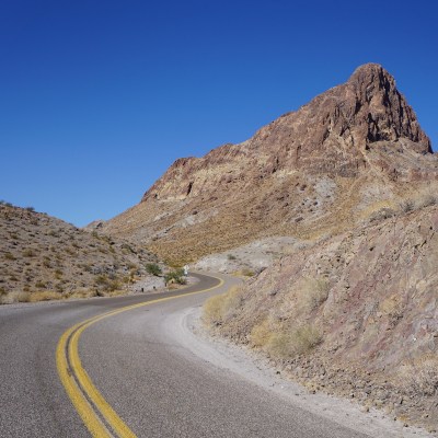 Highway south of Oatman, Arizona