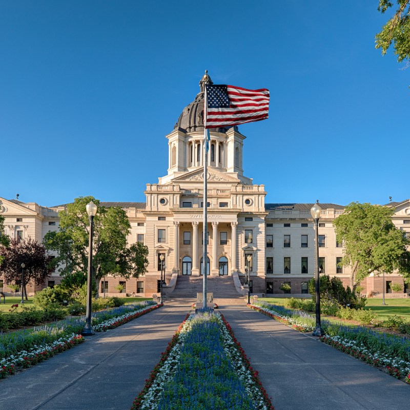 Capitol building in Pierre, South Dakota