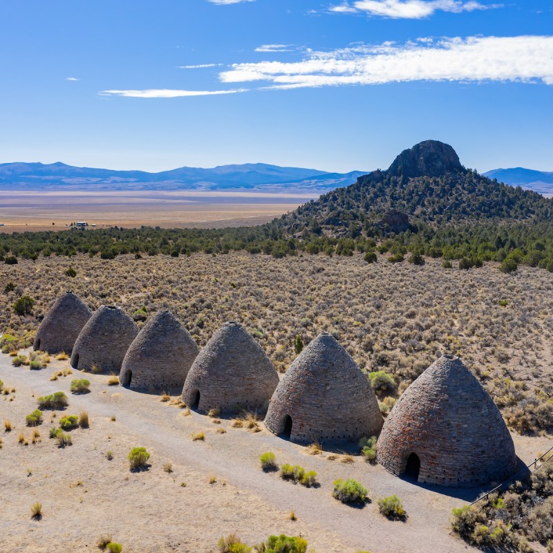 Ward Charcoal Ovens State Historic Park in Nevada