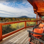 mountain views as seen from Sevierville cabin vrbo