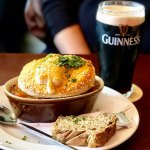 Irish stew and pint of Guinness from The Hairy Lemon in Dublin