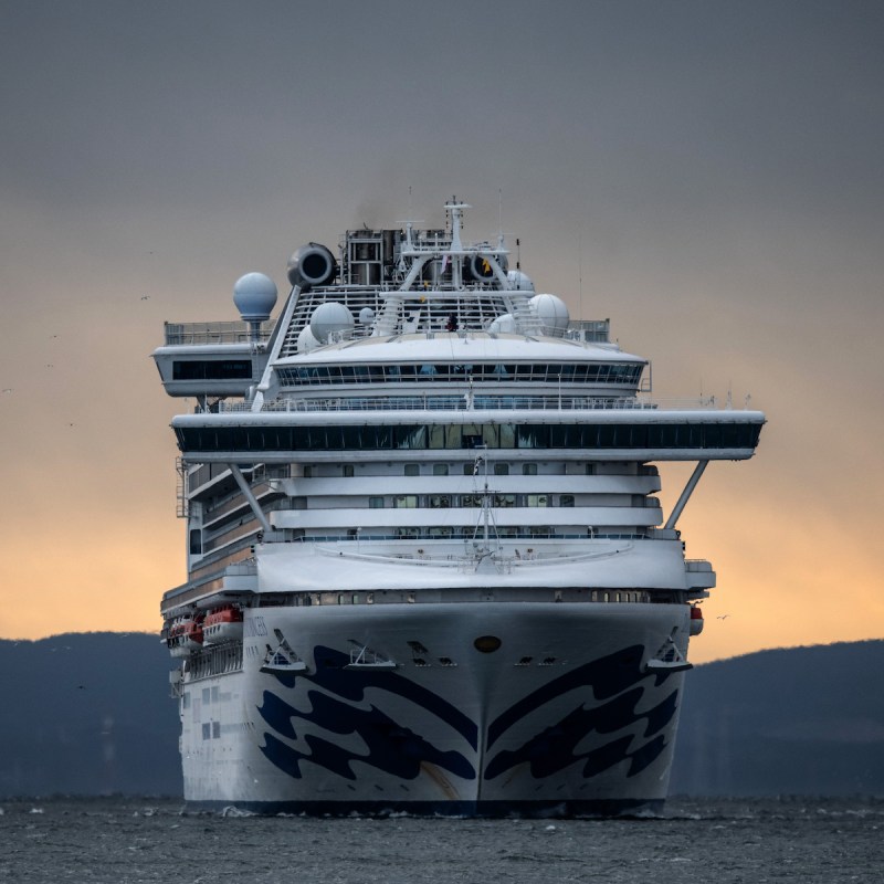 Princess Cruise ship in Japan