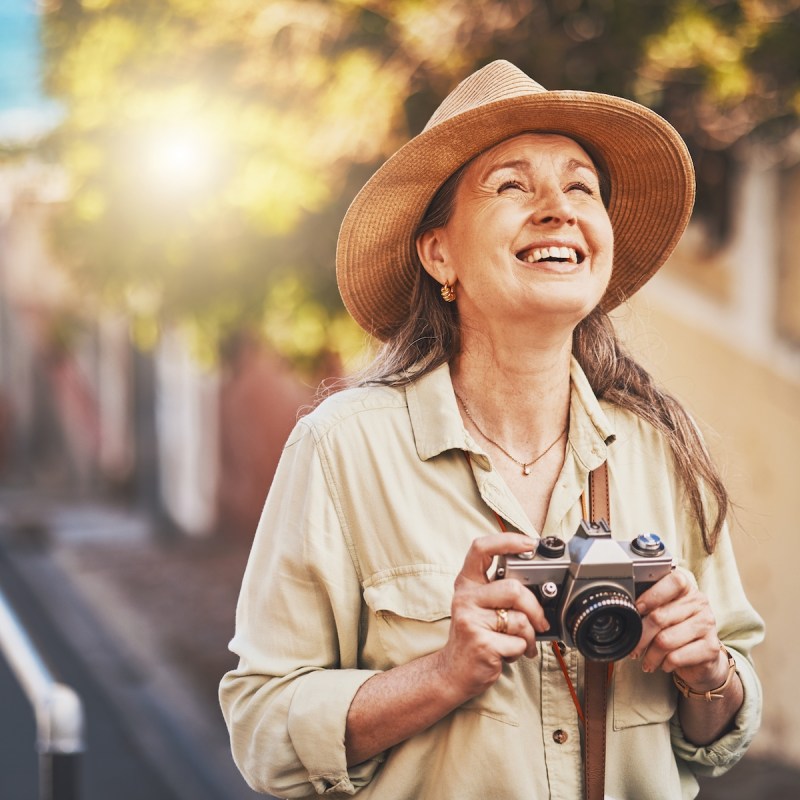 Photographer enjoying retirement