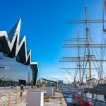 The Zaha Hadid Riverside Museum in Glasgow