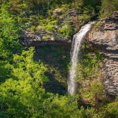 Little River Canyon Falls at the Little River Canyon National Preserve