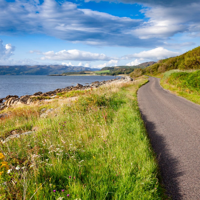 Argyll Coastal Route in Scotland