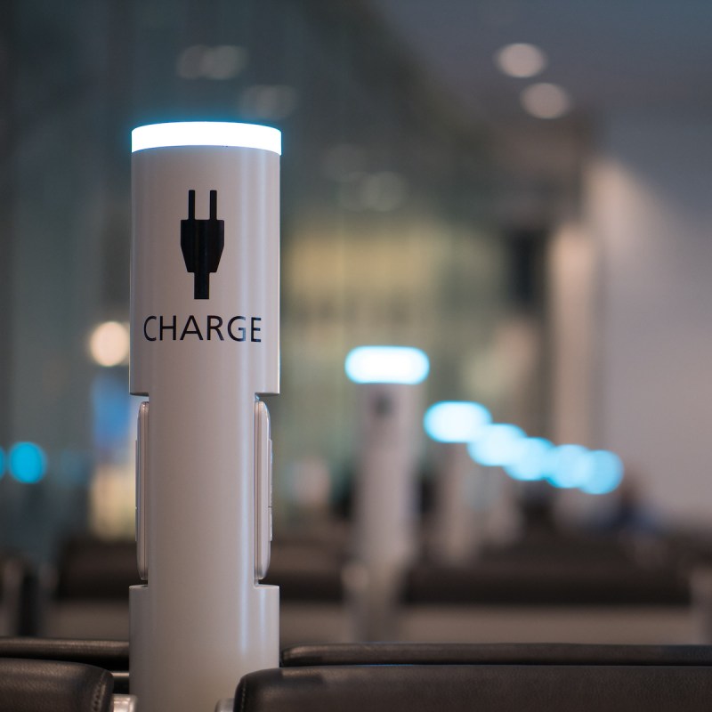 Airport charging station