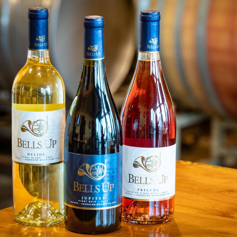 The collection at Bells Up Winery