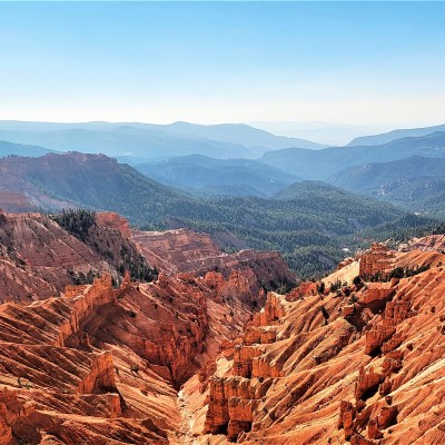 A view of Cedar Breaks National Monument from Brian Head, Utah