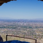 View of Phoenix from Dobbins Lookout in South Mountain Park