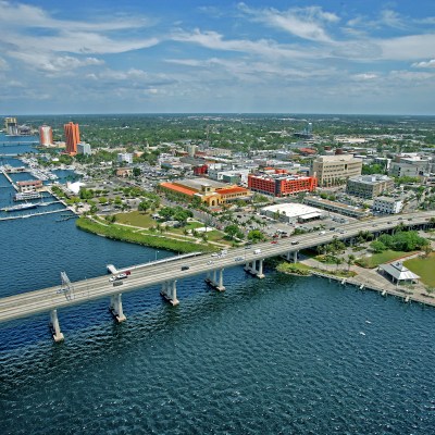 Aerial view of Fort Myers