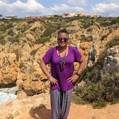 Irma on one of her many solo travels