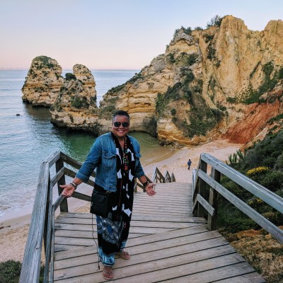 Irma on one of her many travels