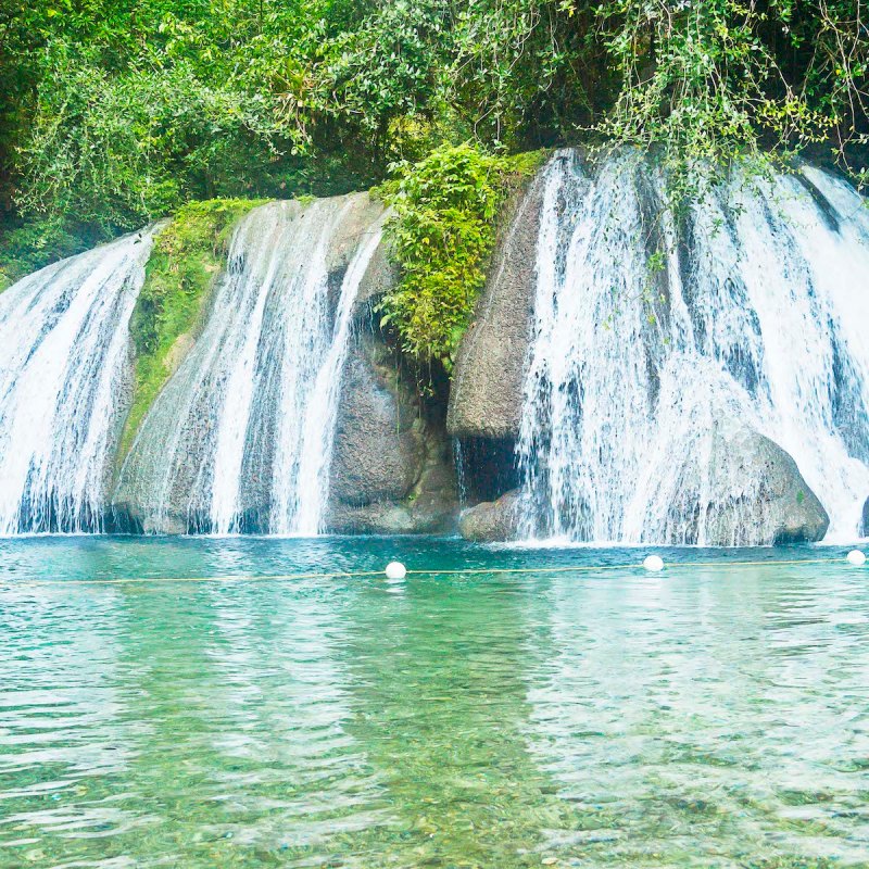 Reach Falls in Jamaica