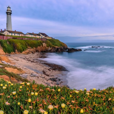 Pigeon Point Lighthouse in Pescadero, California