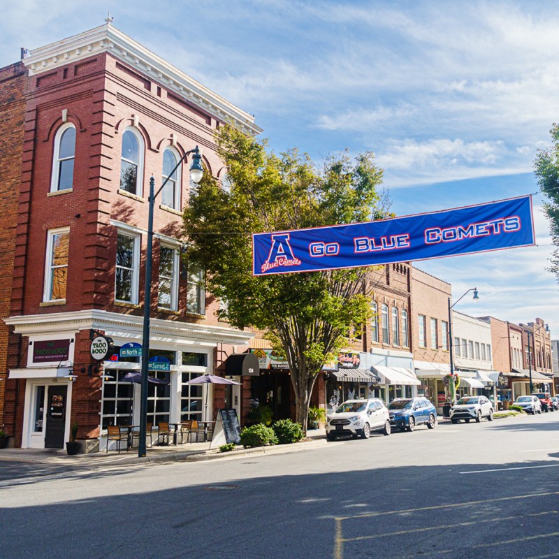 Sunset Avenue in Asheboro