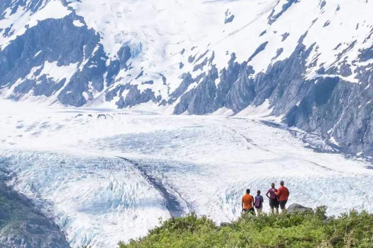 Hiking the expansive mountains of Anchorage