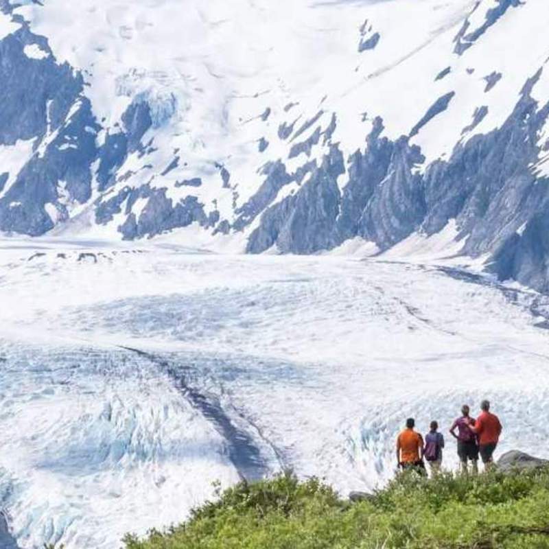 Hiking the expansive mountains of Anchorage