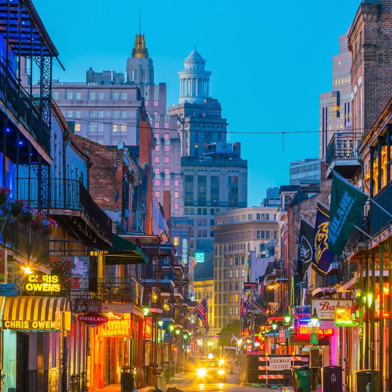 The French Quarter in New Orleans