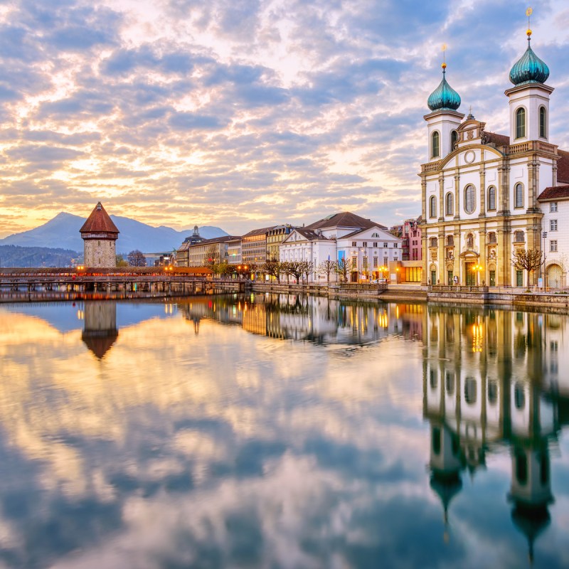 Old Town Lucerne in Switzerland