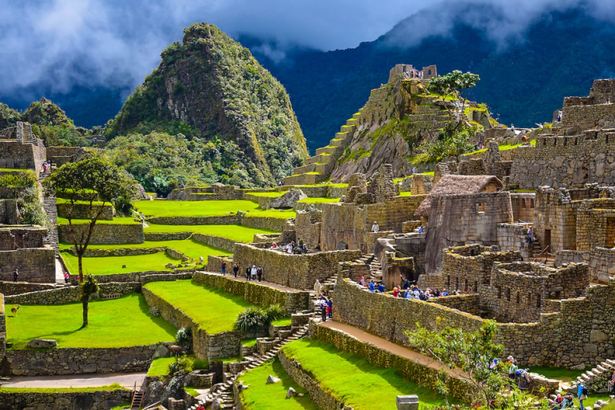 Ancient Inca city of Machu Picchu, Peru