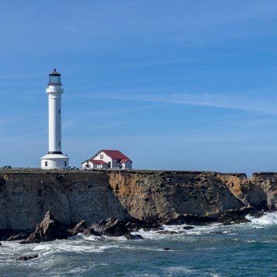 Point Arena Lighthouse from the Gazebo Trail