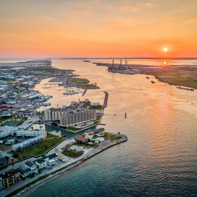 Sunset in Port Aransas, Texas