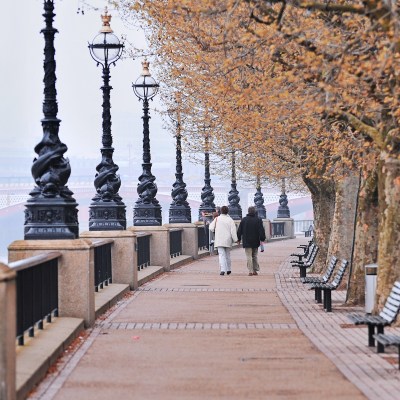 Along the River Thames in London