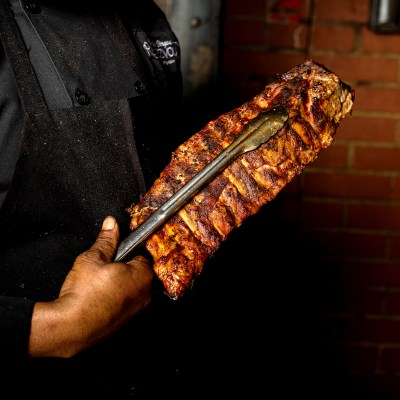Dry-rub ribs from Charlie Vergos' Rendezvous
