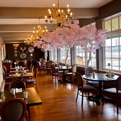 Cheerful breakfast and brunch room at the Flour Mill Scratch Kitchen Restaurant