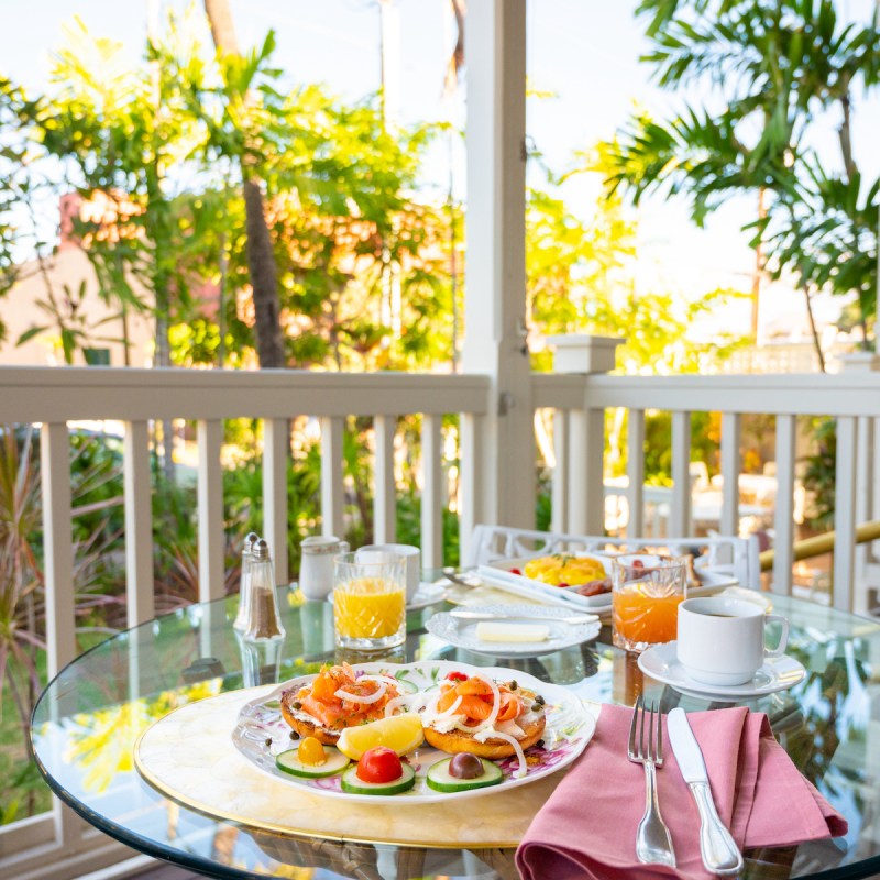 Breakfast at The Plantation Inn in Lahaina, Hawaii