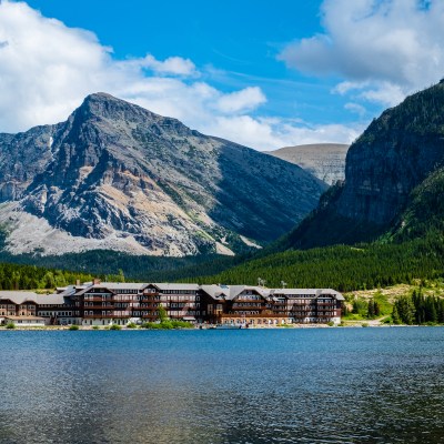 Many Glacier Hotel in Glacier National Park, Montana