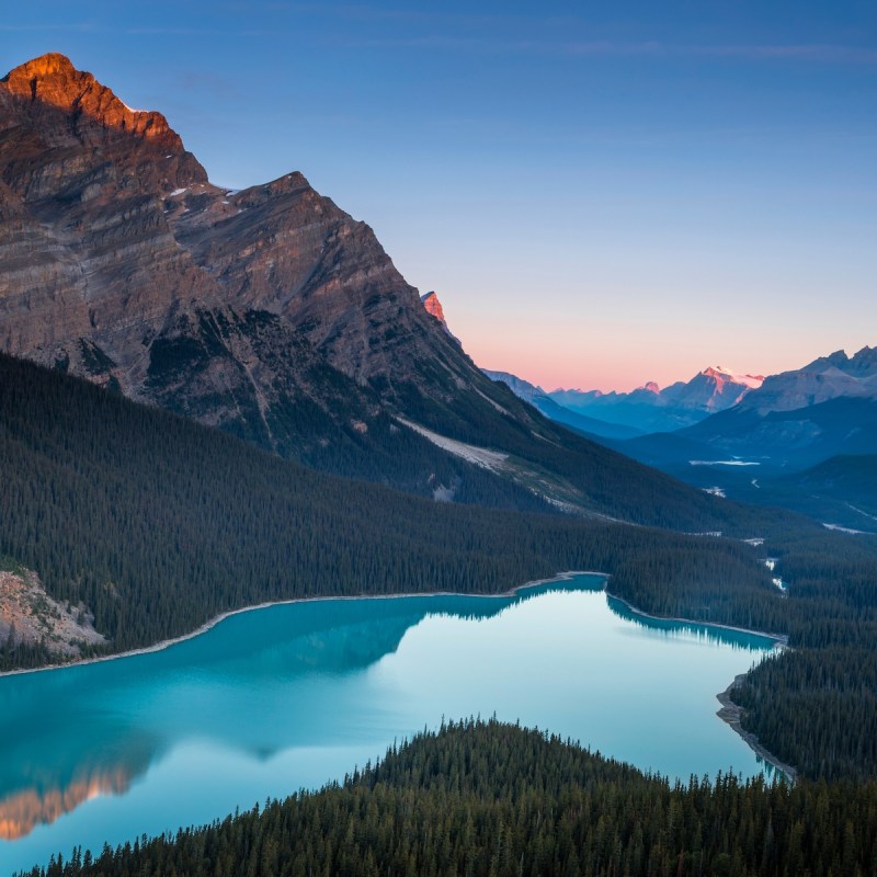 Peyto Lake in Banff National Park