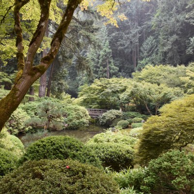 Portland Japanese Garden in Oregon