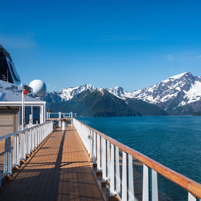 Viking Orion cruise ship in Seward, Alaska