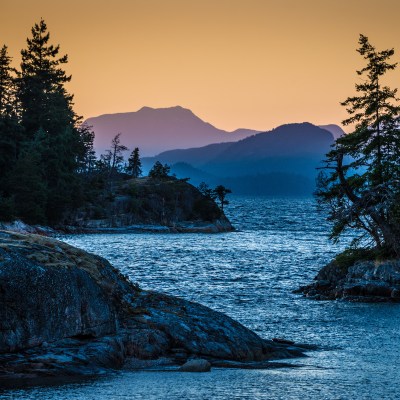 Sunset at Desolation Sound, Canada