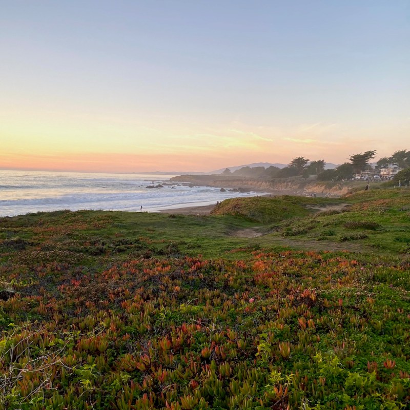 Moonstone Beach in Cambria, California