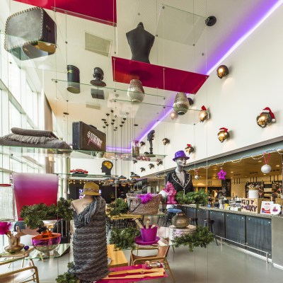 Moxy Hotel lobby in Milan