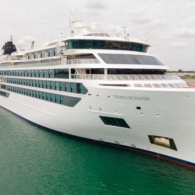 Viking Octantis docked in Detroit