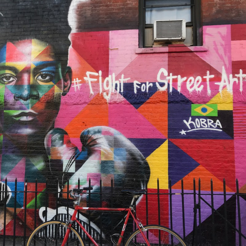 Kobra Fight for Street Art Mural in Williamsburg