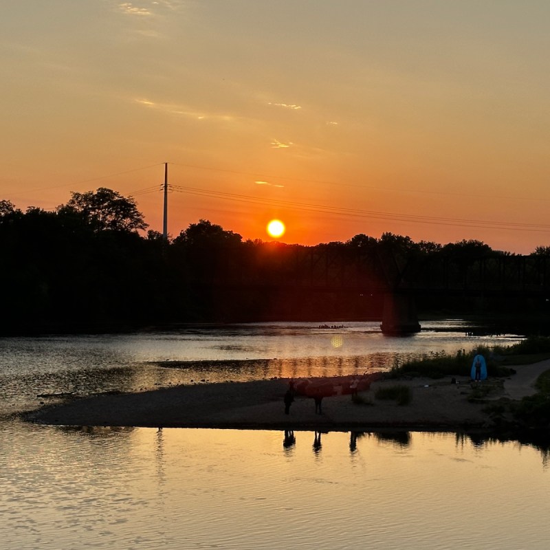 Sunset in Eau Claire, Wisconsin