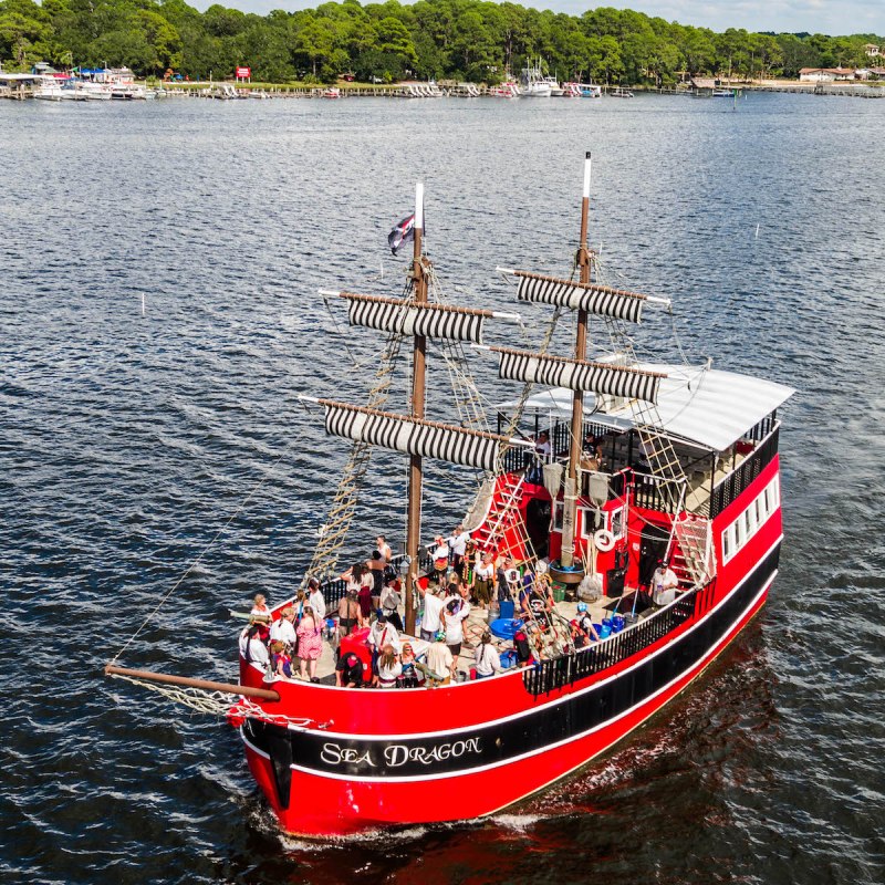 Sea Dragon pirate ship in Panama City Beach