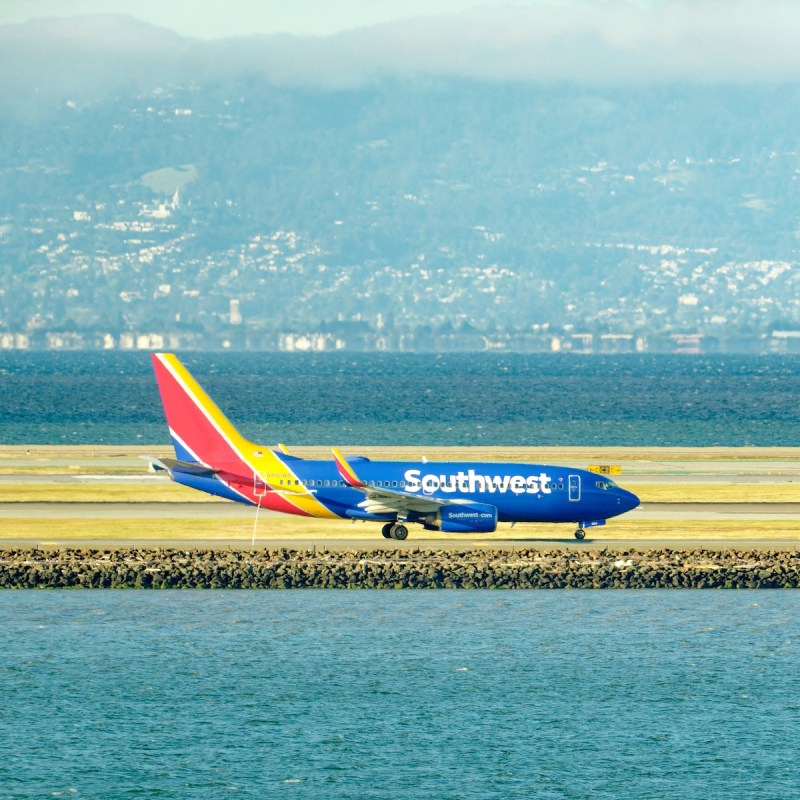 Southwest flight at LAX