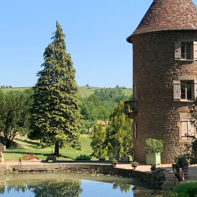 Burgundy countryside in Couches, France