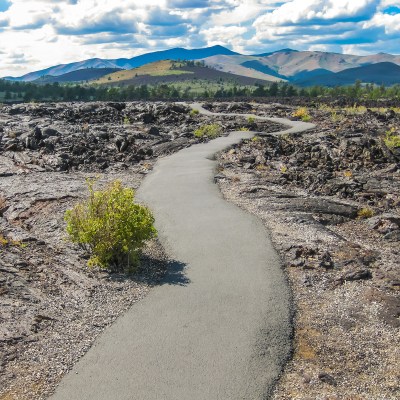 Landscape of the Craters of the Moon National Monument and Preserve