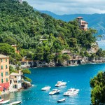 The coast of Portofino in Italy