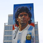 Maradona mural in Buenos Aires, Argentina