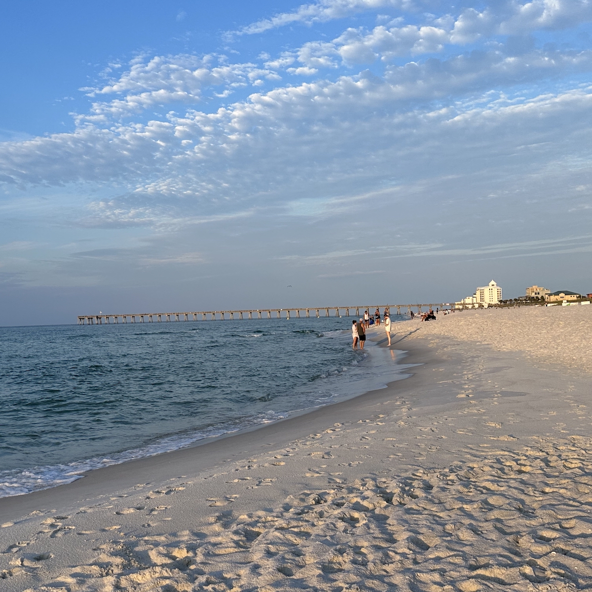 Pensacola Beach in the morning